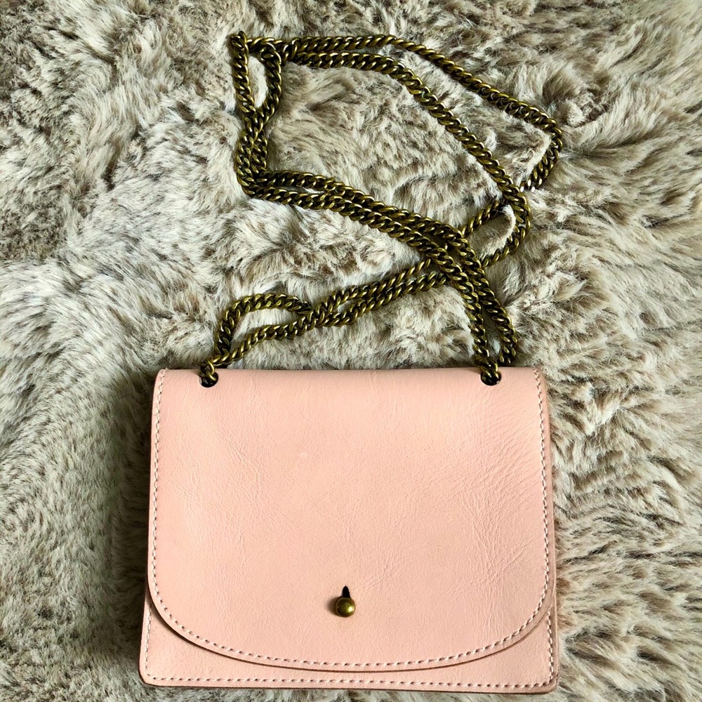 Madewell chain crossbody bag - pink